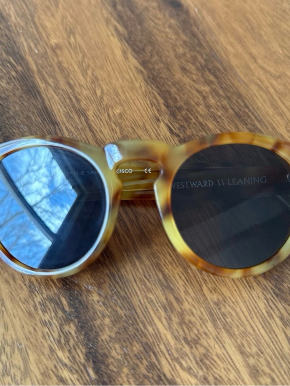 Westward Leaning Tortoise Shell Sunglasses
